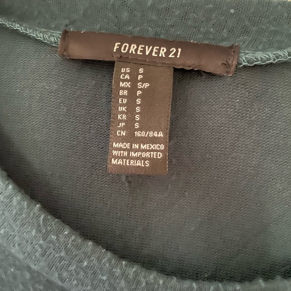 Forever 21 // Dark Teal Sweater Dress - Picture 3 of 3